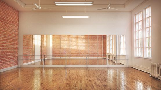 Spiegel nach Maß in Berlin in einem Ballettstudio